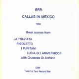 Callas. Maria - Callas In Mexico
