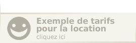 Tarifs de location
